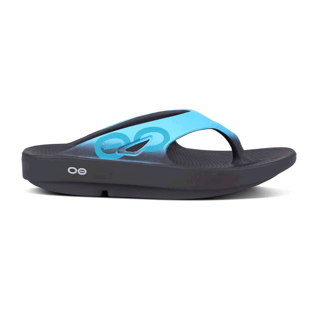 OOFOS Men's OOriginal Sport Thong - Aqua