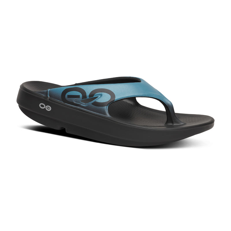 OOFOS Men's OOriginal Sport Thong - Ocean Blue