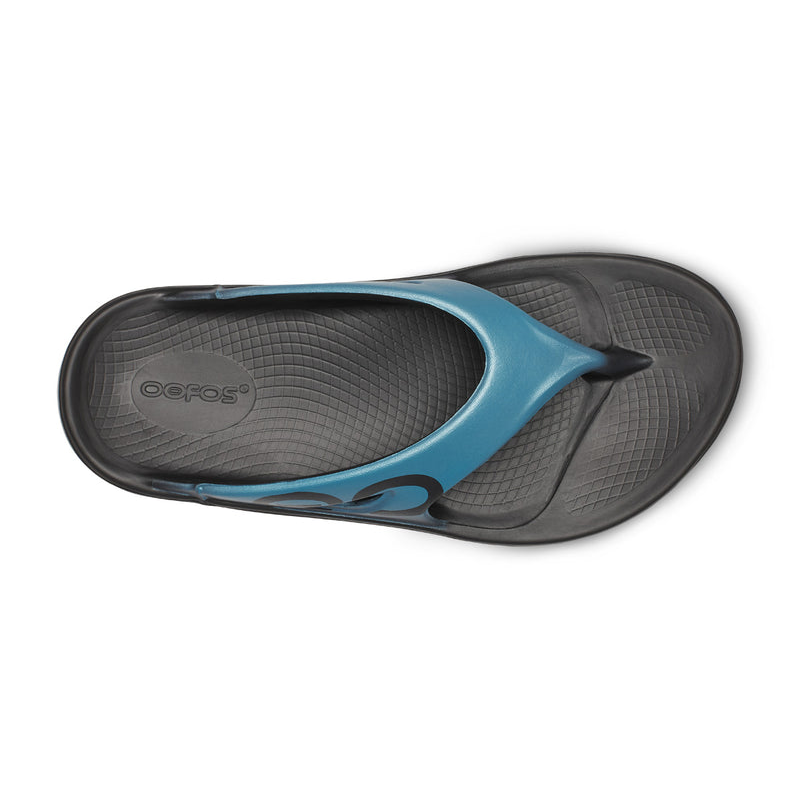 OOFOS Men's OOriginal Sport Thong - Ocean Blue