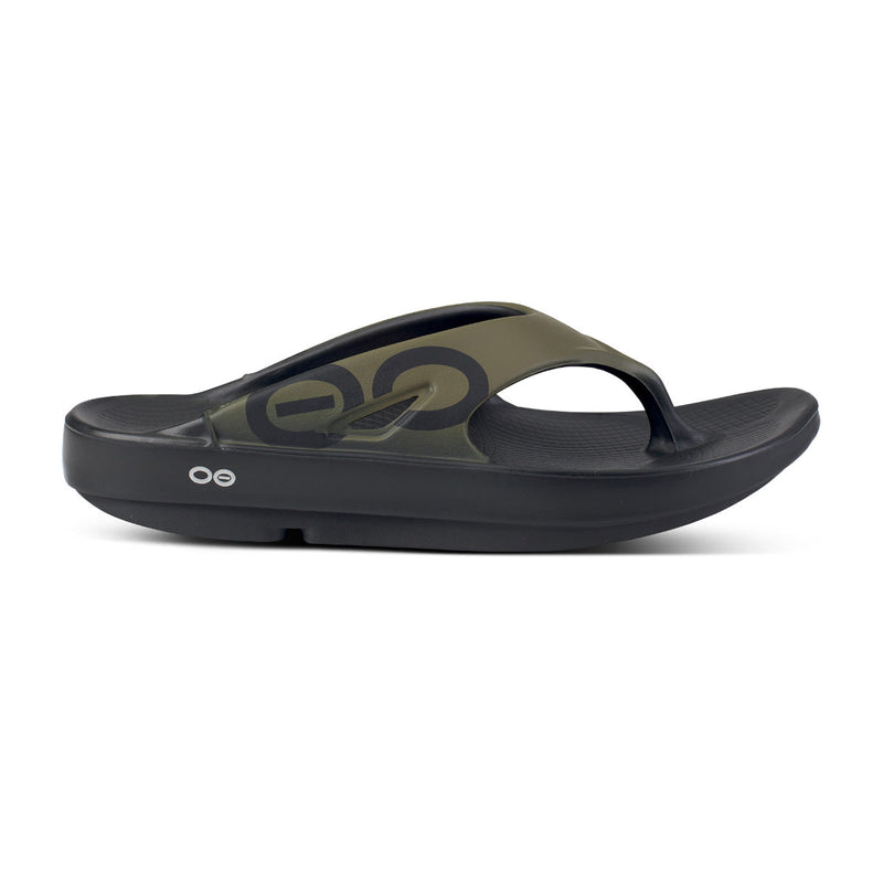 OOFOS Men's OOriginal Sport Thong - Tactical Green