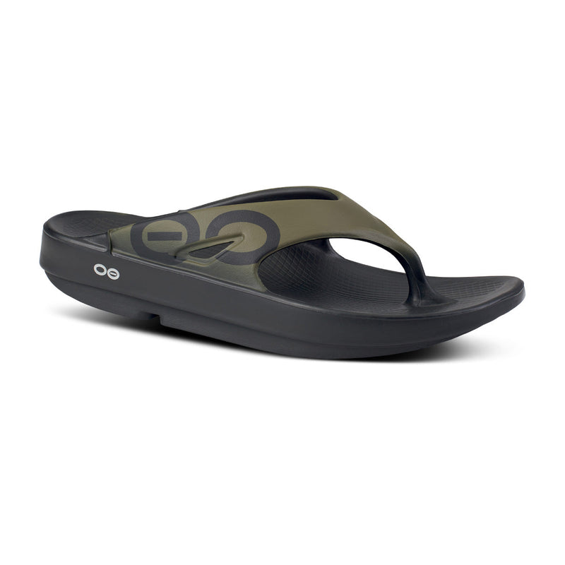 OOFOS Men's OOriginal Sport Thong - Tactical Green