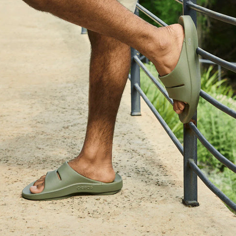 OOFOS Men's OOahh Slide - Foliage