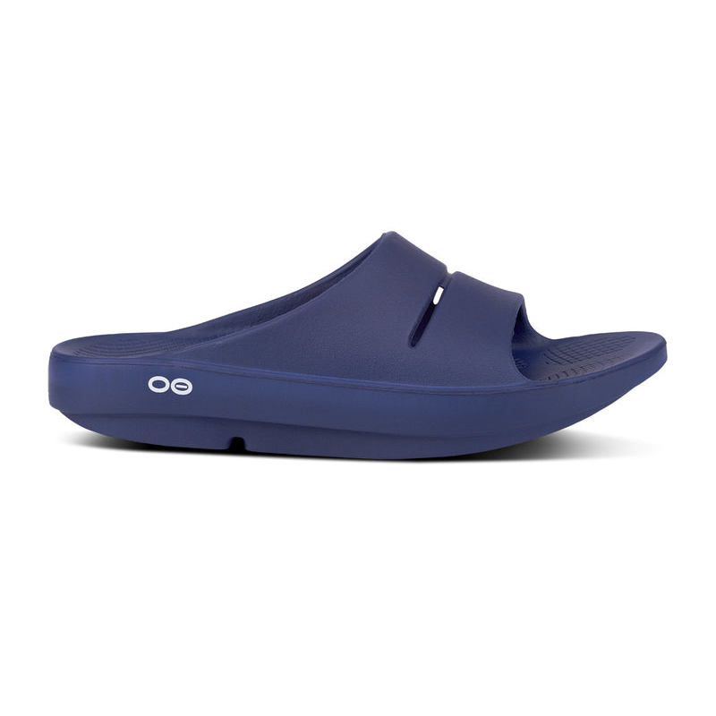 OOFOS Women's OOahh Slide - Navy