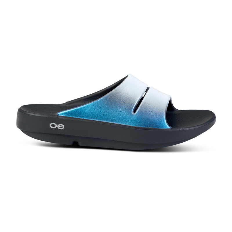 OOFOS Women's OOahh Luxe Slide - Frost