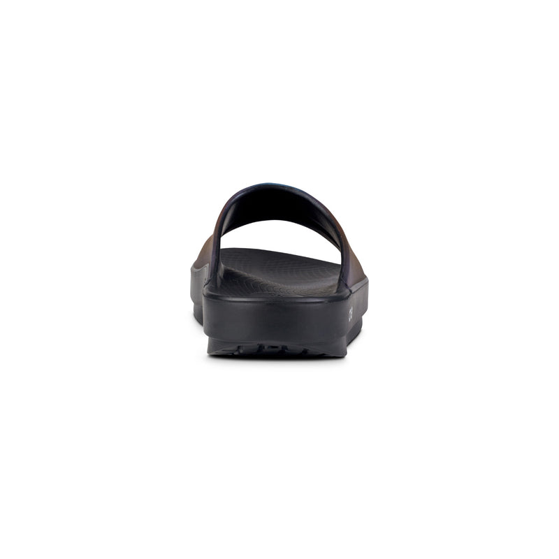 OOFOS Women's OOahh Luxe Slide - Midnight Spectre