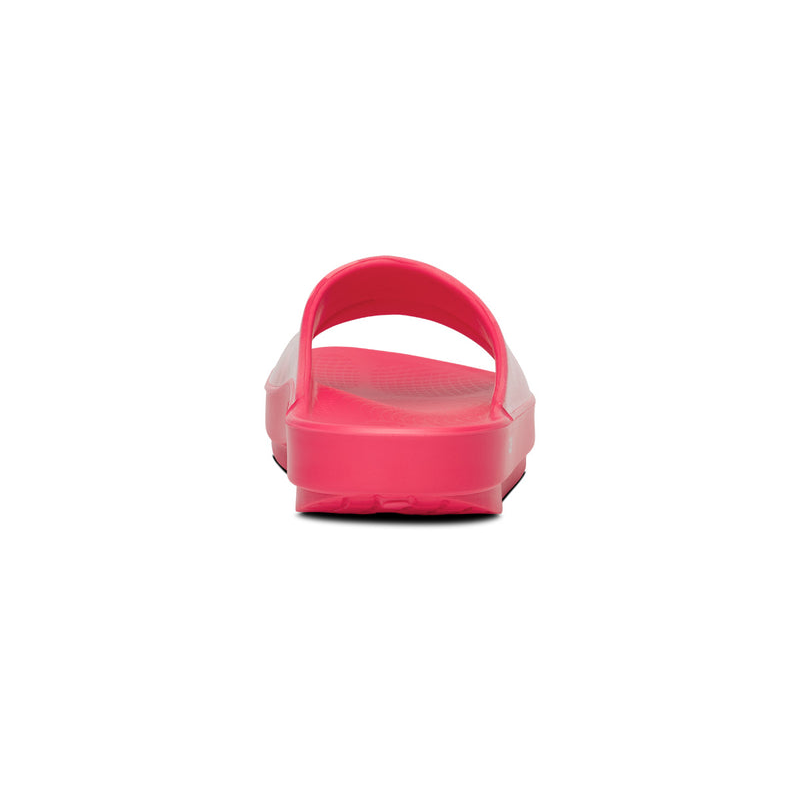 OOFOS Women's OOahh Slide - Neon Berry Breeze