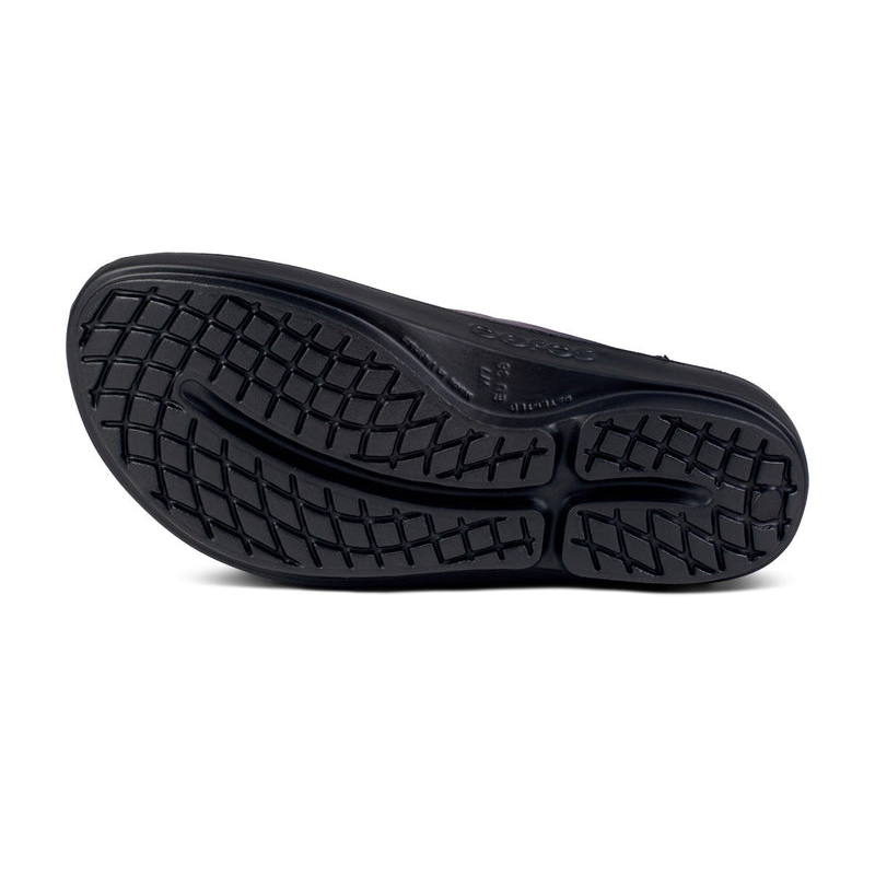 OOFOS Women's OOlala Luxe Thong - Midnight Spectre