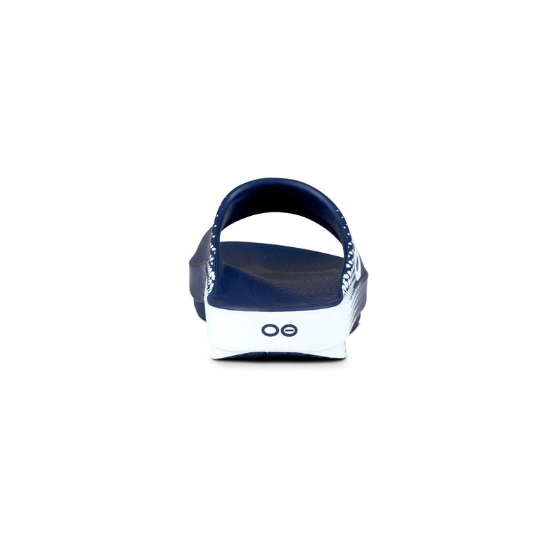 OOFOS Men's OOahh Sport Slide - Navy Matrix