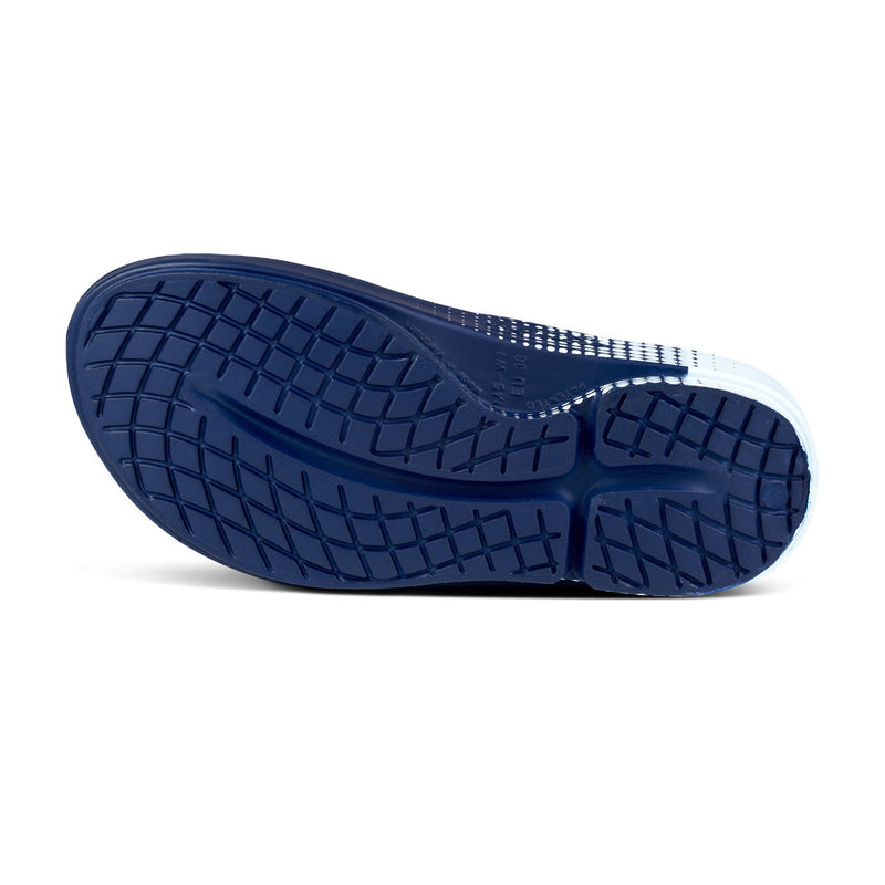 OOFOS Women's OOahh Sport Slide - Navy Matrix