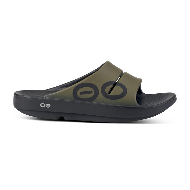 OOFOS Men's OOahh Sport Slide Sandal - Tactical Green
