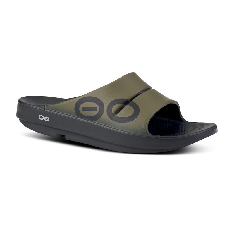 OOFOS Men's OOahh Sport Slide Sandal - Tactical Green