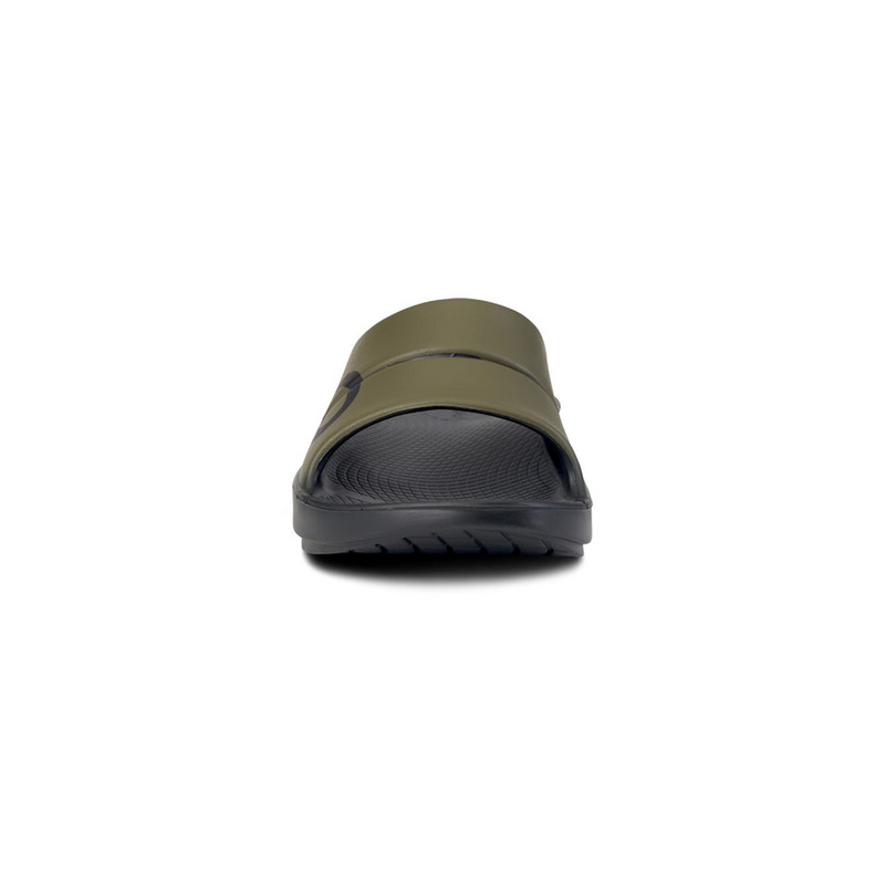 OOFOS Women's OOahh Sport Slide Sandal - Tactical Green