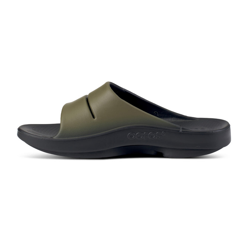OOFOS Women's OOahh Sport Slide Sandal - Tactical Green