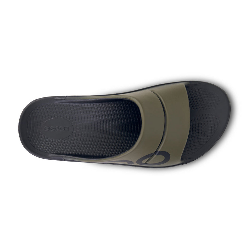 OOFOS Women's OOahh Sport Slide Sandal - Tactical Green