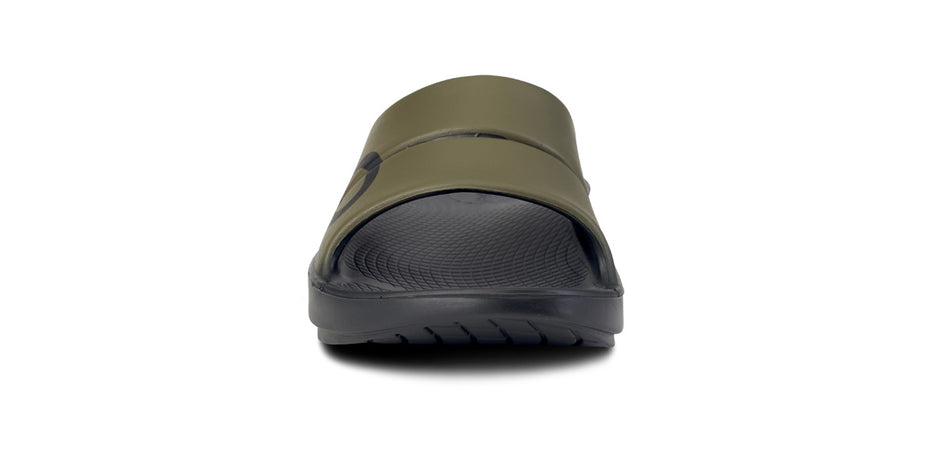 OOFOS Men&#39;s OOahh Sport Slide Sandal - Tactical Green