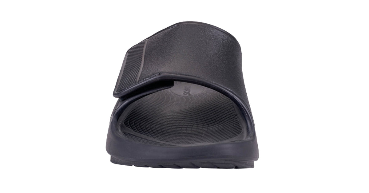 OOFOS Men&#39;s OOahh Sport Flex Slide - Black Matte