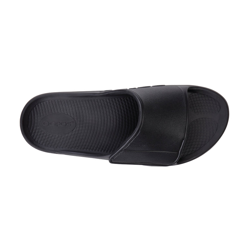 OOFOS Men's OOahh Sport Flex Slide - Black Matte
