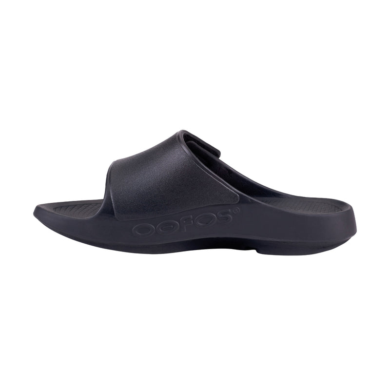 OOFOS Men's OOahh Sport Flex Slide - Black Matte