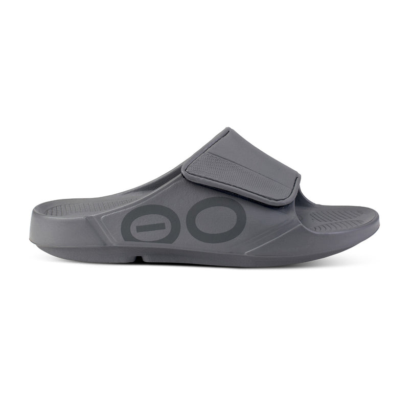 OOFOS Men's OOahh Sport Flex Slide - Slate