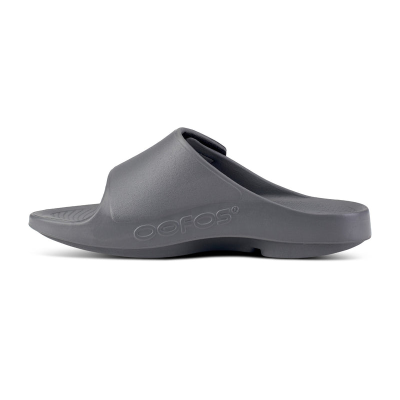 OOFOS Men's OOahh Sport Flex Slide - Slate