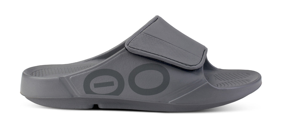 OOFOS Women&#39;s OOahh Sport Flex Slide - Slate