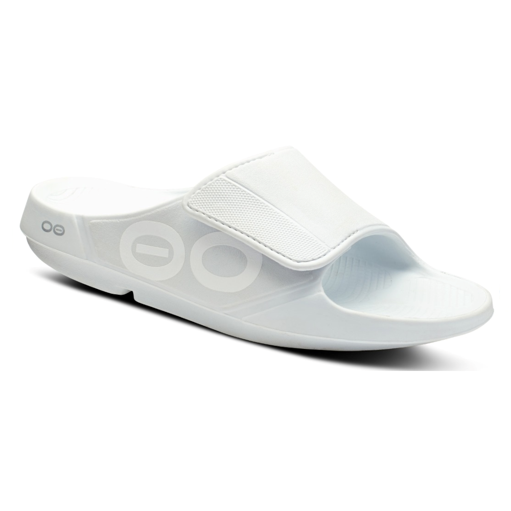 OOFOS Women&#39;s OOahh Sport Flex Slide - Black Matte