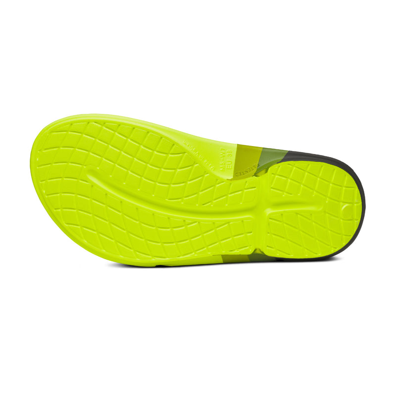 OOFOS Women's OOahh Sport Flex LTD Edition Slide - Electro Rally