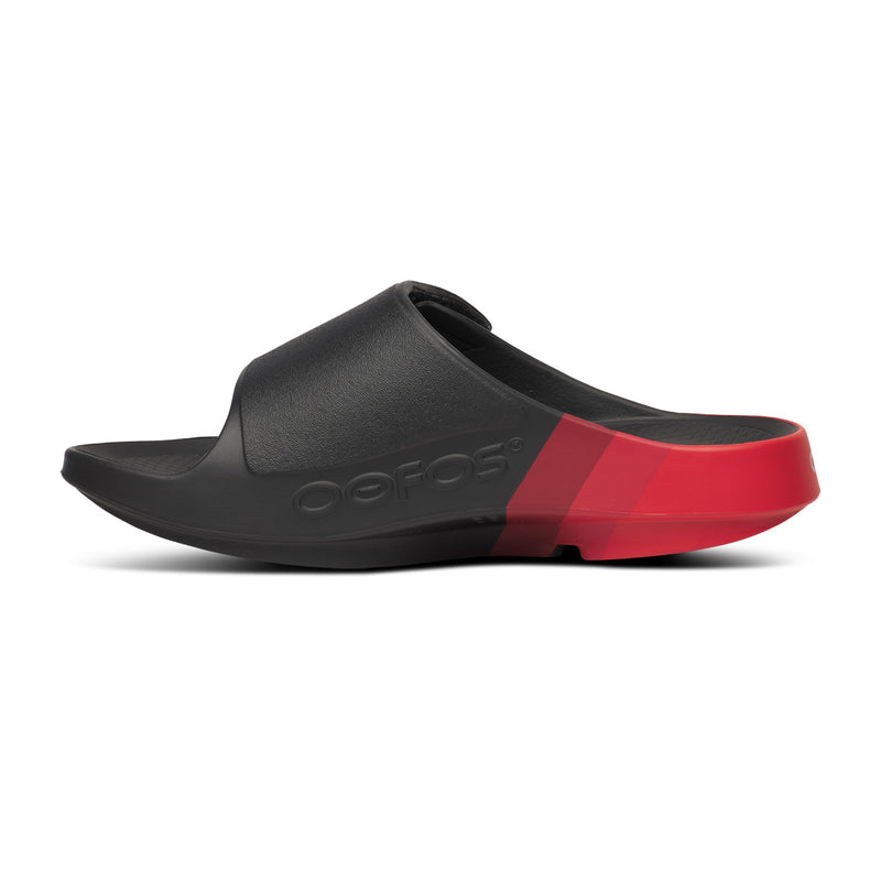 OOFOS Women's OOahh Sport Flex LTD Edition Slide - Fire Rally