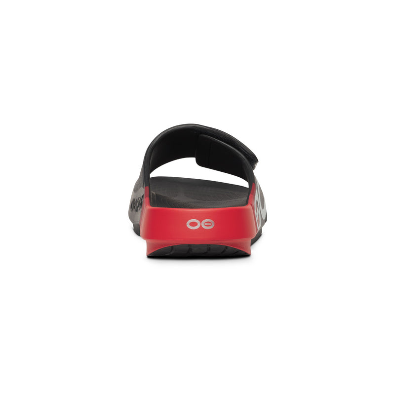 OOFOS Women's OOahh Sport Flex LTD Edition Slide - Fire Rally