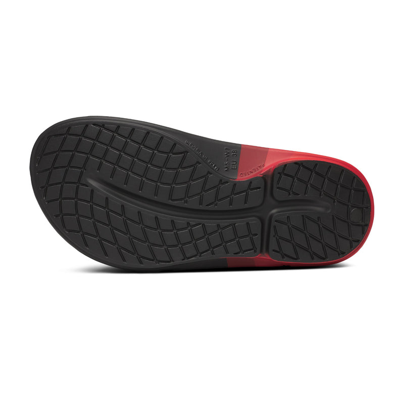 OOFOS Women's OOahh Sport Flex LTD Edition Slide - Fire Rally