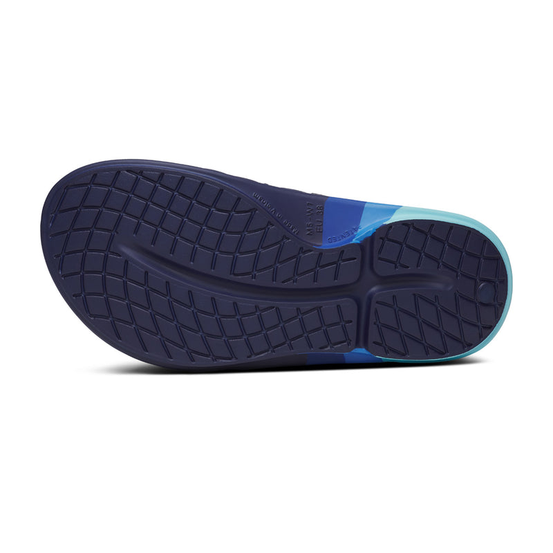 OOFOS Women's OOahh Sport Flex LTD Edition Slide - Sky Rally