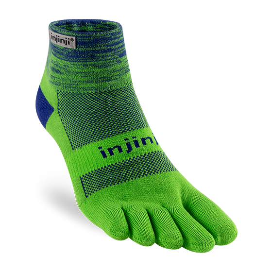 Injinji TRAIL Midweight Mini-Crew Running Socks