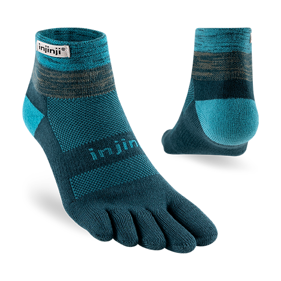 Injinji TRAIL Midweight Mini-Crew Running Socks