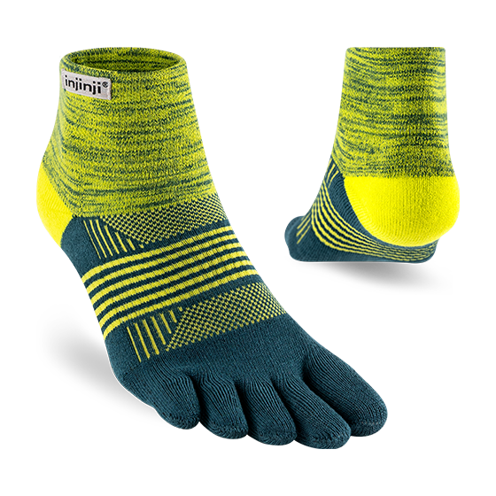 Injinji TRAIL Womens Specific Midweight Mini-Crew Running Socks