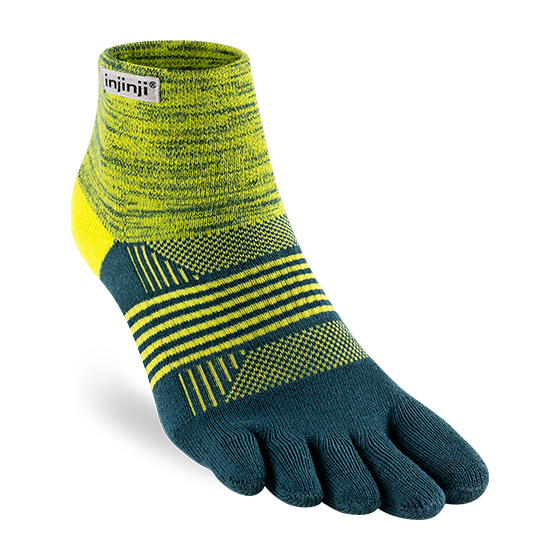 Injinji TRAIL Womens Specific Midweight Mini-Crew Running Socks