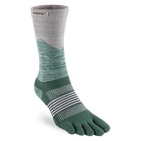 Injinji TRAIL Womens Specific Midweight Crew Running Socks