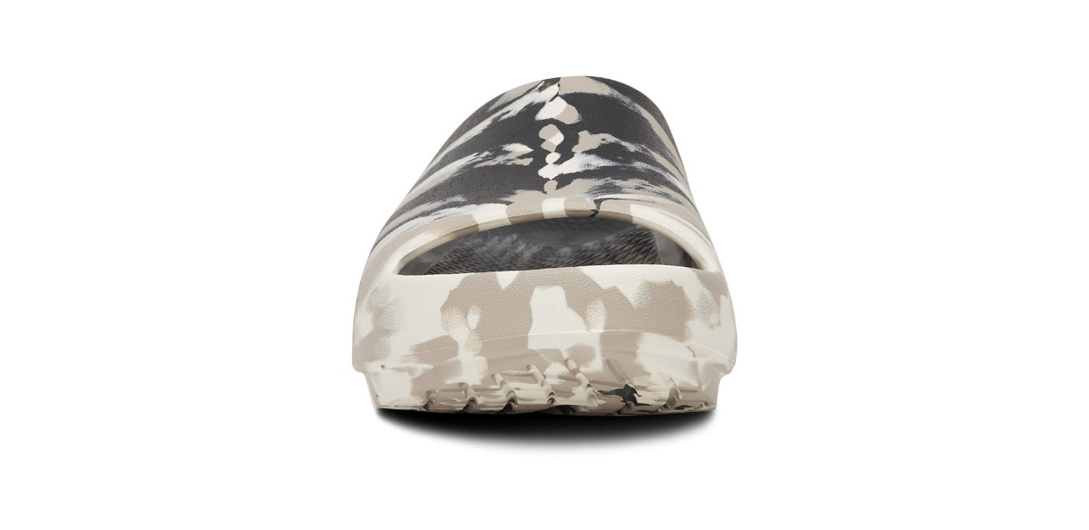 OOFOS Men's OOahh PLUS - Marble Black Nomad
