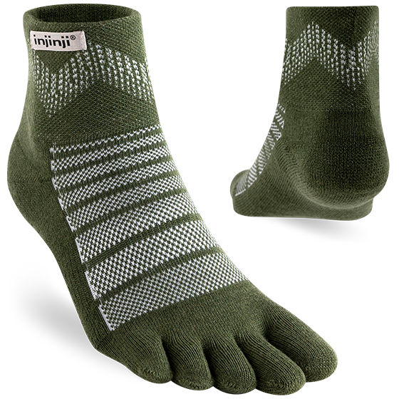 Injinji OUTDOOR Midweight Mini-Crew Wool Socks