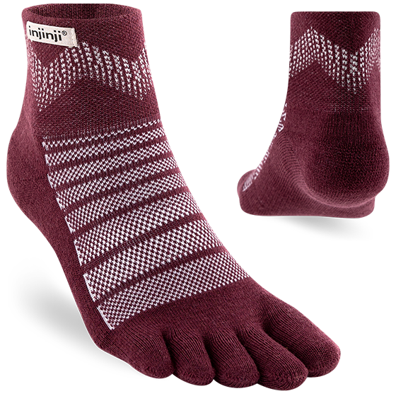 Injinji OUTDOOR Midweight Mini-Crew Wool Socks