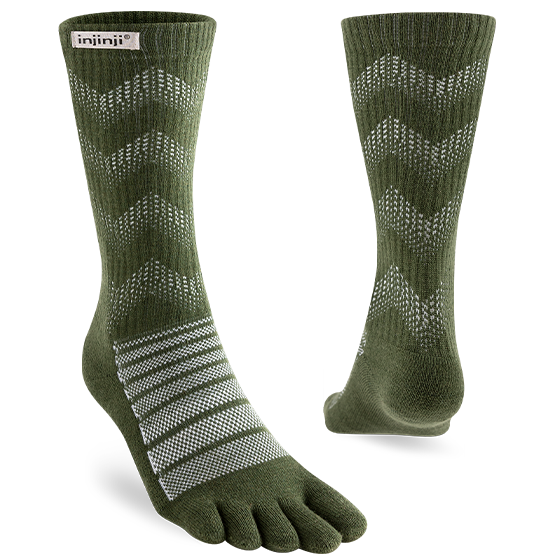 Injinji OUTDOOR Midweight Crew Wool Socks