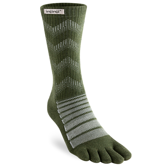 Injinji OUTDOOR Midweight Crew Wool Socks