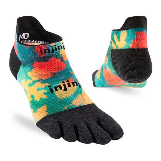 Injinji SPECTRUM RUN Lightweight No-Show Running Socks