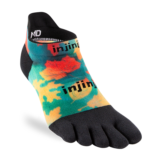 Injinji SPECTRUM RUN Lightweight No-Show Running Socks