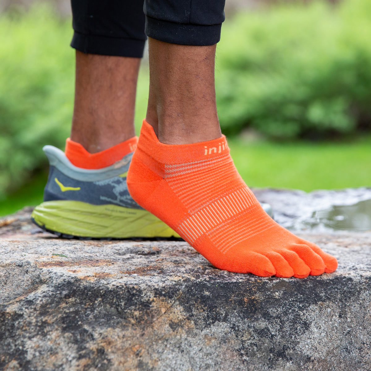 Injinji RUN Lightweight No-Show Running Socks
