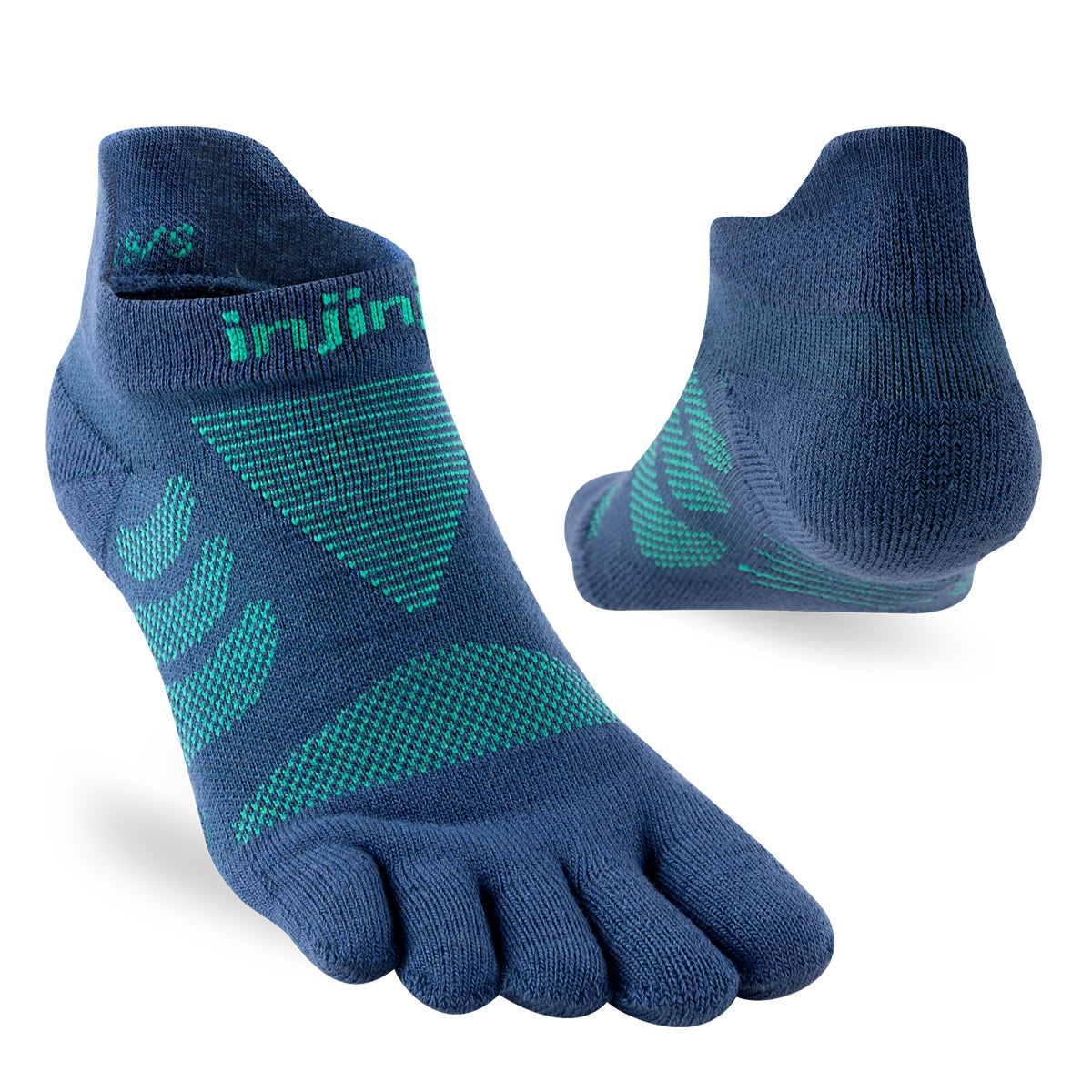 Injinji Womens Specific Ultra Run No Show Running Socks