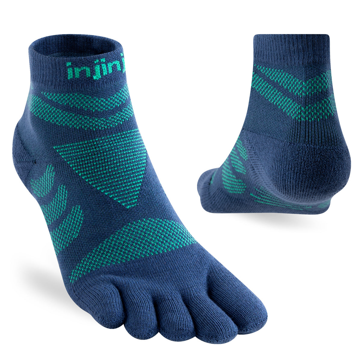 Injinji Womens Ultra Run Mini-Crew Running Socks