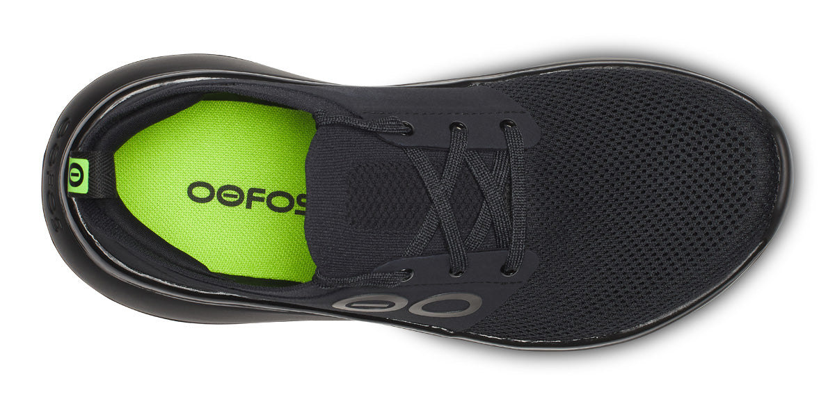 OOFOS Women&#39;s OOmy Stride Shoe - Black/Black