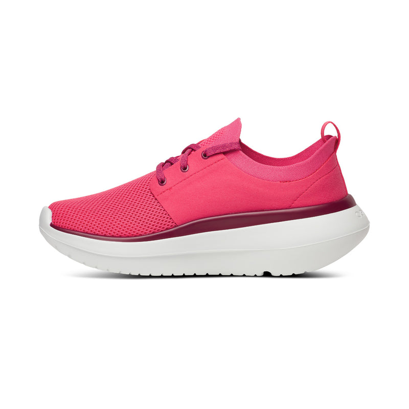 OOFOS Women's OOmy Stride Shoe - Neon Berry
