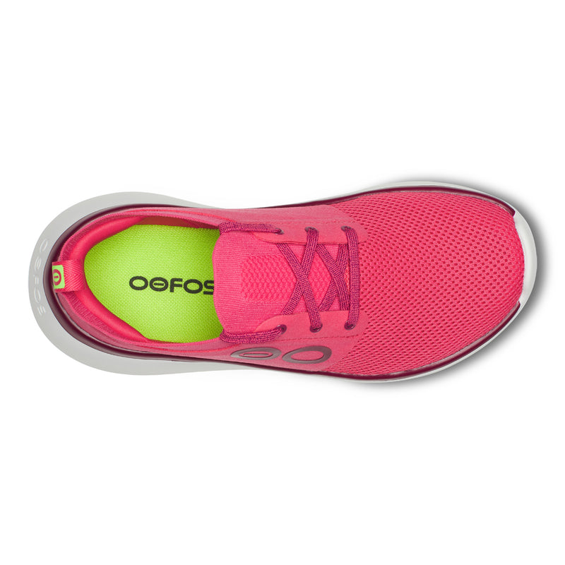 OOFOS Women's OOmy Stride Shoe - Neon Berry