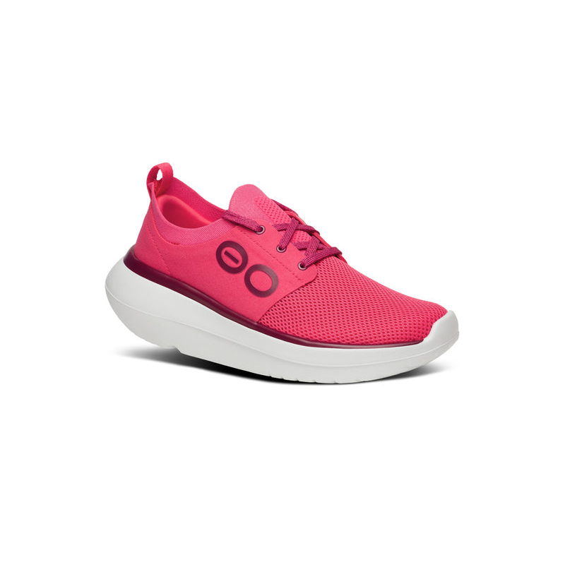 OOFOS Women's OOmy Stride Shoe - Neon Berry